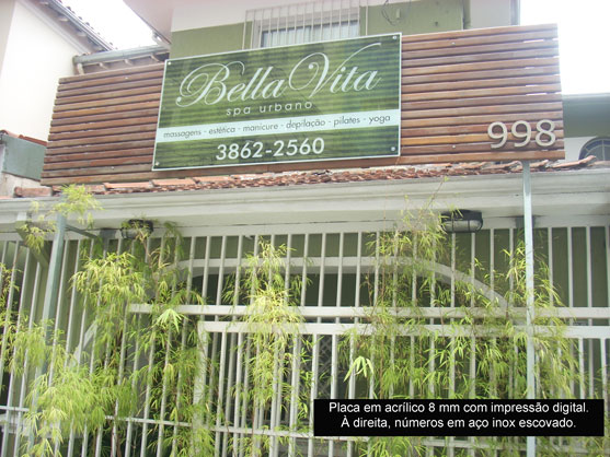 Letreiros, letras caixa, letras bloco, letras em aço inox.