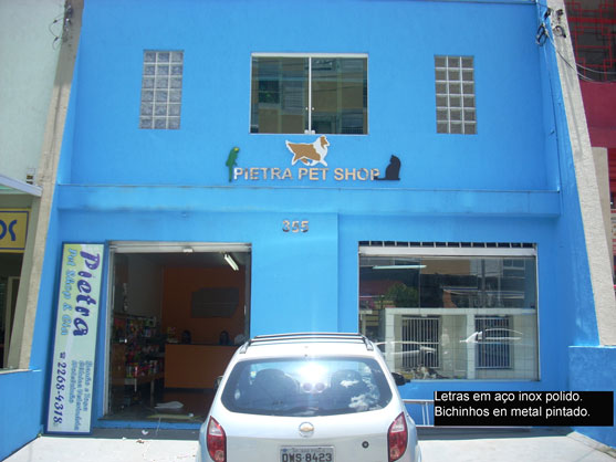 Letreiros, letras caixa, letras bloco, letras em a&ccedil;o inox.