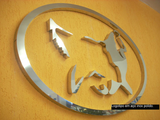 Letreiros, letras caixa, letras bloco, letras em a&ccedil;o inox.