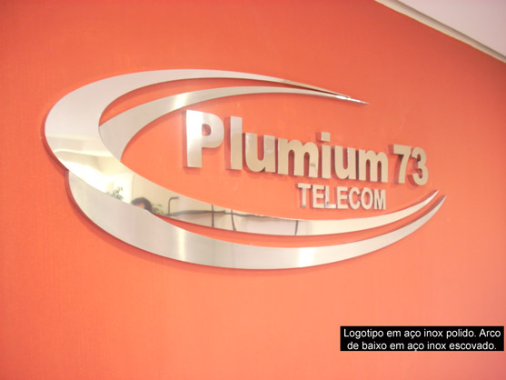 Letreiros, letras caixa, letras bloco, letras em aço inox.