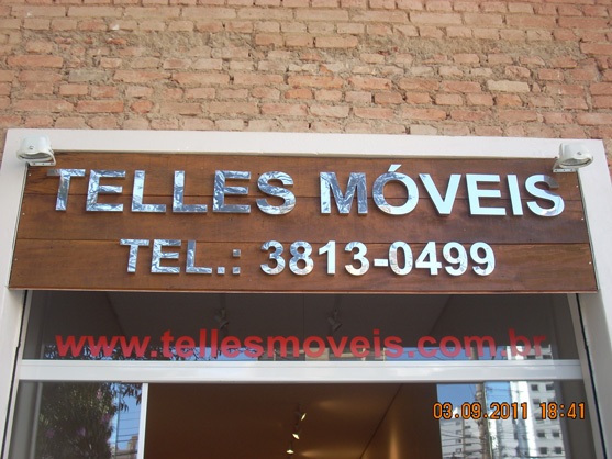 Letreiros, letras caixa, letras bloco, letras em aço inox.